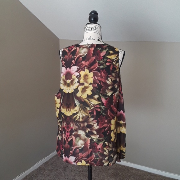 Catherine Malandrino Freida Cold Shoulder Blouse (flaws) - Picture 4 of 10